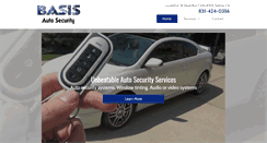 Desktop Screenshot of basisautosecurity.com
